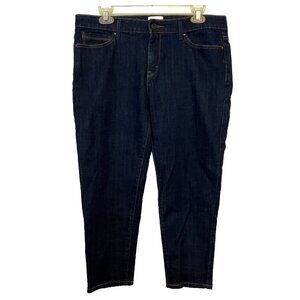 Vintage Levi's San Francisco Womens Capris Jeans 12 Mid Rise Dark Wash Denim Y2K